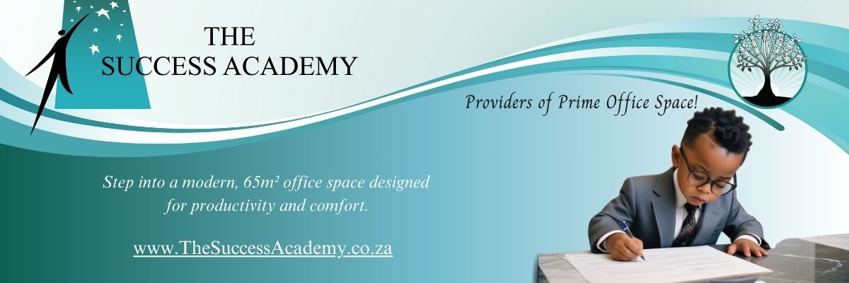 Modern and affordable office space for rent at The Success Academy in Centurion.